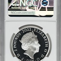 2022 City Views Rome - 1oz £2 - NGC PF69 First Releases - Сребърна Монета - Кутия и Сертификат #671, снимка 2 - Нумизматика и бонистика - 43710941