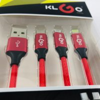 Лукс 3в1 Качествен кабел Type-C iPhone MicroUSB Samsung Huawei зарядно, снимка 9 - USB кабели - 27899081