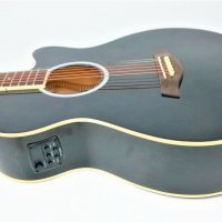 Tiger Acg4-bk Guitar - Electro-Аcoustic Black - електро акустична китара -КАТО НОВА Made in UK , снимка 3 - Китари - 32657230