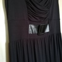 Ежедневна черна дамска рокля М размер , снимка 2 - Рокли - 32785766
