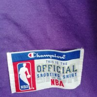 LA Lakers Champion Official Shooting Shirt NBA оригинална тениска Лейкърс Los Angeles L 1996/1997, снимка 6 - Тениски - 43209951