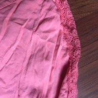 Дамска ефирна блуза\ риза в коралов цвят, снимка 2 - Ризи - 29021185