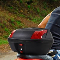 Пластмасов багажник за мотоциклет с рефлектор HOMCOM 48L, снимка 3 - Аксесоари и консумативи - 40670688