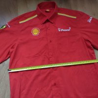 Ferrari Shell V Power - мъжка риза, снимка 5 - Ризи - 39313841