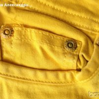 💙 Жълти дънки еластични 8-10 години 💙, снимка 3 - Детски панталони и дънки - 38874493
