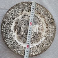 Винтидж английска чиния от Железен камък, снимка 4 - Чинии - 36979347