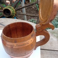 Стари дървени чаши- халба, снимка 5 - Други ценни предмети - 39467542