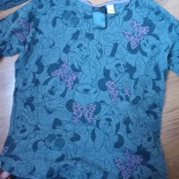 блузка на Disney с принт Мини Маус р-р 134/140, снимка 2 - Детски Блузи и туники - 43451351