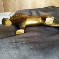 бронзова статуетка-лъв, снимка 6 - Антикварни и старинни предмети - 26547345