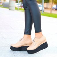 Дамски обувки на платформа, снимка 3 - Дамски елегантни обувки - 36714868