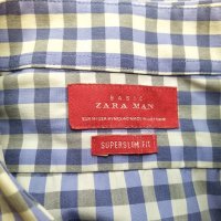 Zara Man памучна риза, снимка 3 - Ризи - 33351701
