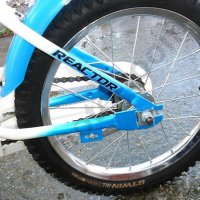 Детски велосипед 16” Reactor Foxy, стоманена рамка, контра, син/бял , снимка 13 - Детски велосипеди, триколки и коли - 35010518