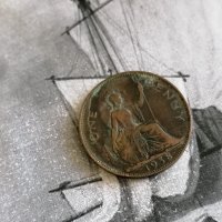 Монета - Великобритания - 1 пени | 1938г., снимка 1 - Нумизматика и бонистика - 33414632