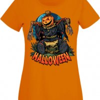 Дамска тениска Halloween 02,Halloween,Хелоуин,Празник,Забавление,Изненада,Обичаи,, снимка 8 - Тениски - 38144892