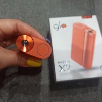 Намалено!! Електронна цигара Glo Hyper X2 Orange + 2 кутии, снимка 2 - Друга електроника - 40773083