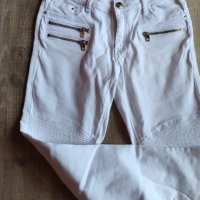 РАЗПРОДАЖБА бял дънков панталон, снимка 1 - Дънки - 33555363