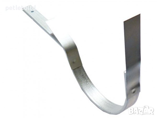 Скоби за улуци (поцинковани, от шина), снимка 1