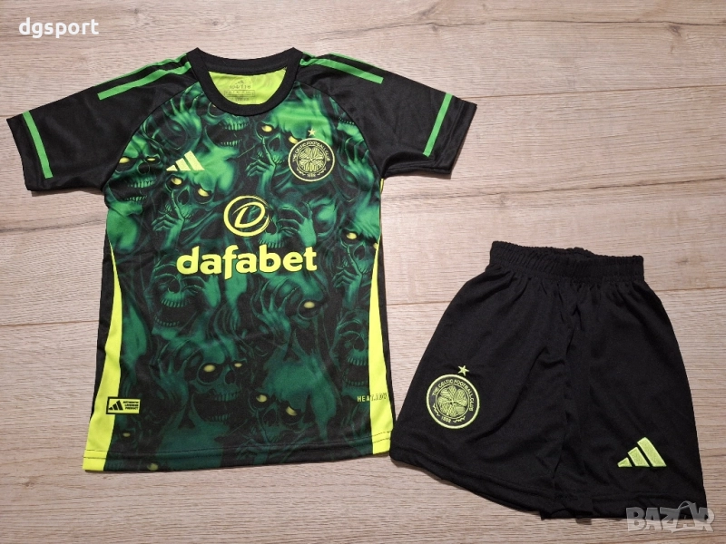 Детски флуоресцентен футболен екип на СЕЛТИК!, снимка 1