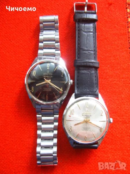 Original Atlantic Worldmaster 21 jewels Unitas 6300N, снимка 1