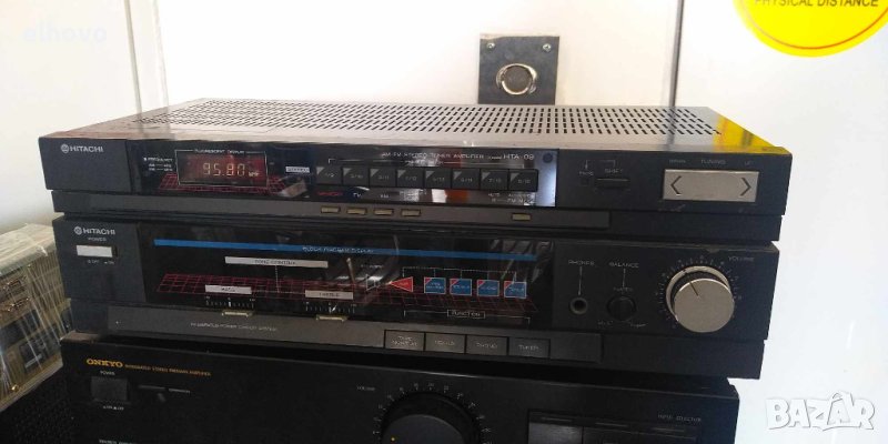 Стерео усилвател, тунер HITACHI HTA-09, снимка 1