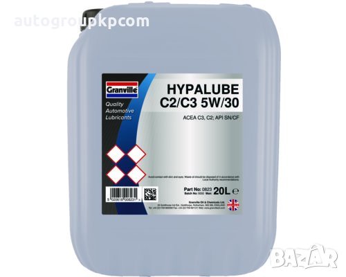 Двигателно масло Granville HYPALUBE 5W-30 C2 / C3 - 20л, снимка 1