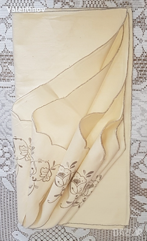 Комплект от шест стапинни салфетки- лен/ памук, снимка 1