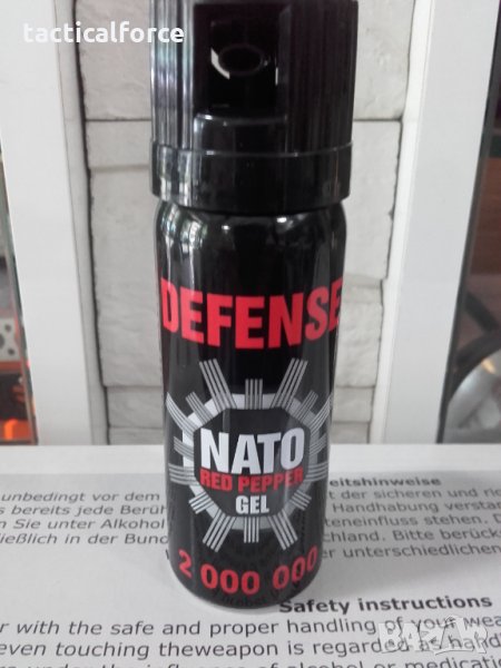спрей за самозащита NATO Pepper GEL, снимка 1