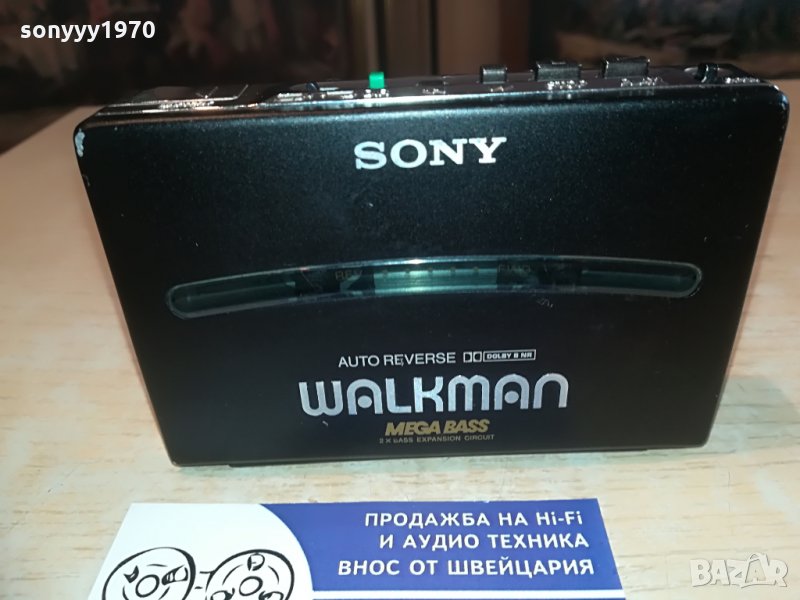 sony wm-190 walkman-made in japan-mettal, снимка 1