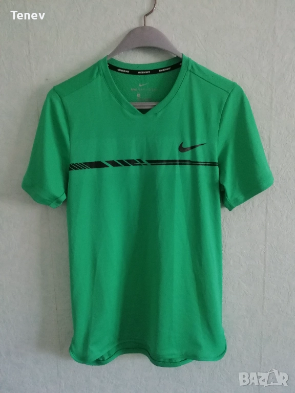 Nike Challenger Tennis Green оригинална нова тенис тениска фланелка Court Zonal Cooling, снимка 1