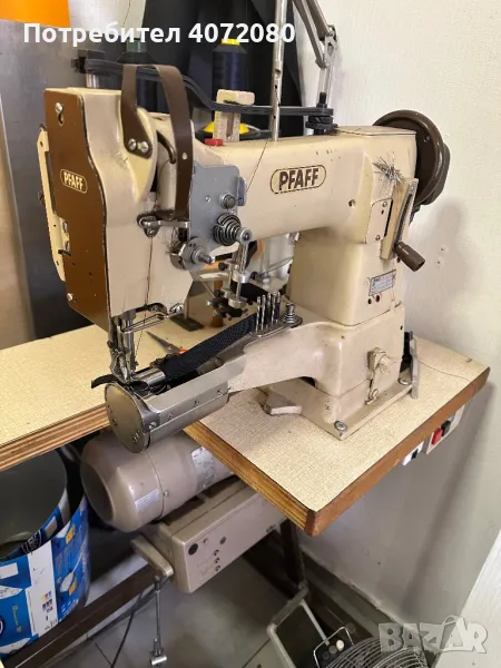Шевна машина -ръкавна PFAFF 345 троен транспорт, снимка 1