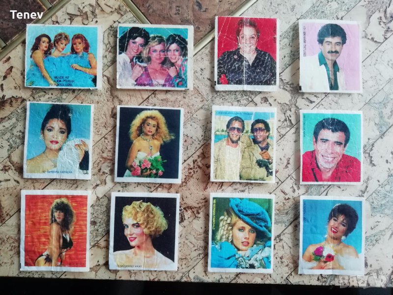 Картинки от дъвки Minti  - 9 бр., снимка 1