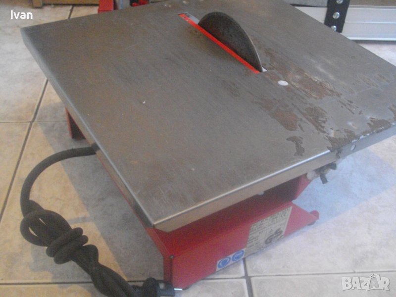 800 Вата Италианска Ел. Машина За Водно Сухо Рязане Плочи CAPRINO ITALY Диск ф180мм Почти Нова 8,5кг, снимка 1