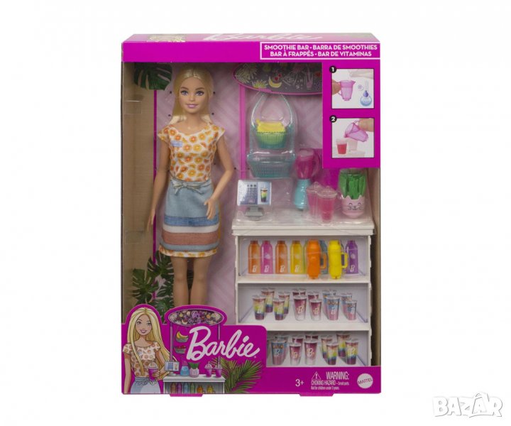 Кукла Barbie - Комплект смути бар, снимка 1