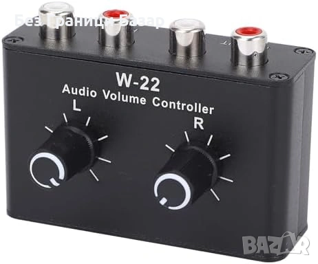 Нов 3.5mm контролер за сила на звука + баланс L/R алуминиев корпус HiFi, снимка 1