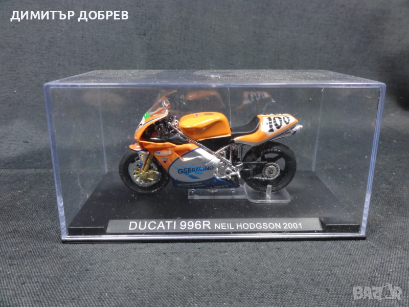 1/24 МАЩАБЕН МОДЕЛ МОТОЦИКЛЕТ МОТОР DICATI 996R, снимка 1
