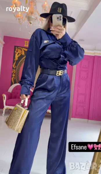 Сатенен дамски комплект , снимка 1