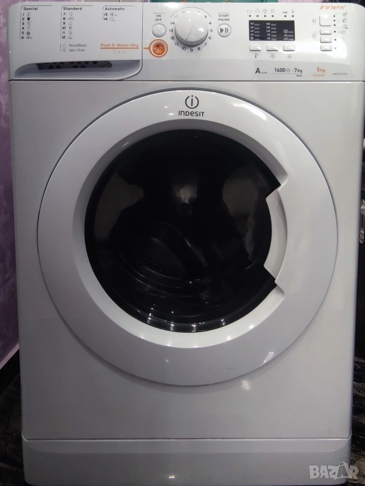 Пералня със сушилня Indesit, снимка 1
