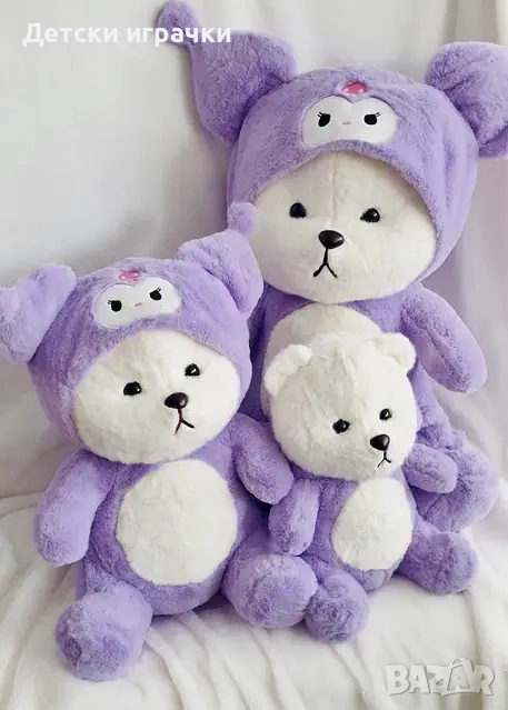 Голяма плюшена играчка Kuromi, Пикачу, плюшено Мече, 70см, снимка 1