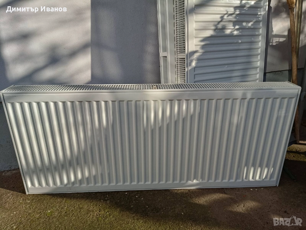 Панелни радиатори тип 22, използвани, 1200x500 мм, снимка 1