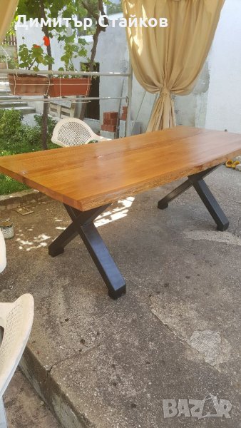 Дъбова маса, снимка 1