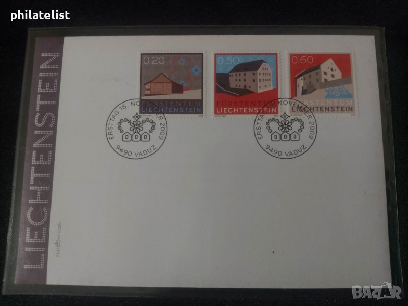 Лихтенщайн 2009 г. - FDC, снимка 1