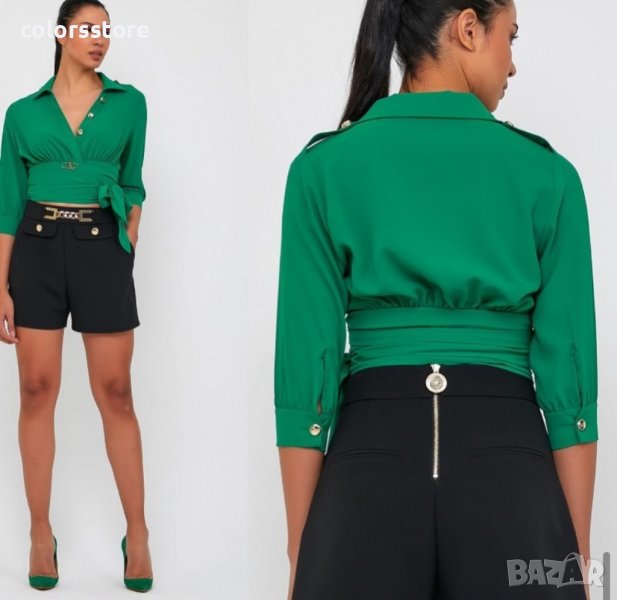 Зелена риза Elizabeth Franchi код Br40, снимка 1