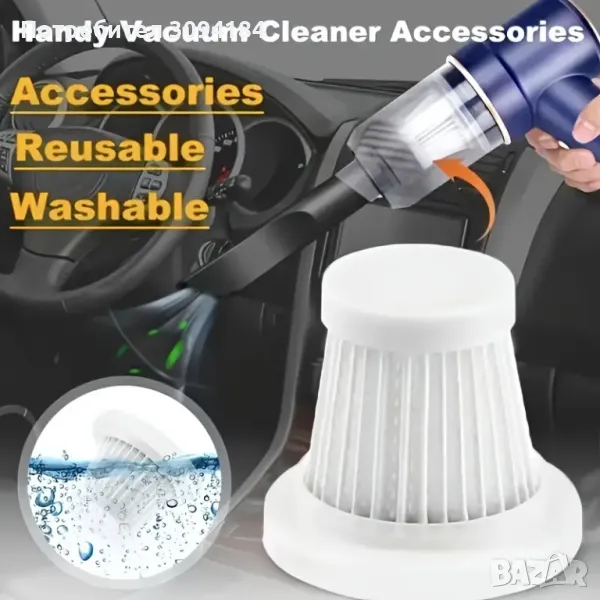 5бр. Миещи HEPA филтри за прахосмукачка, снимка 1