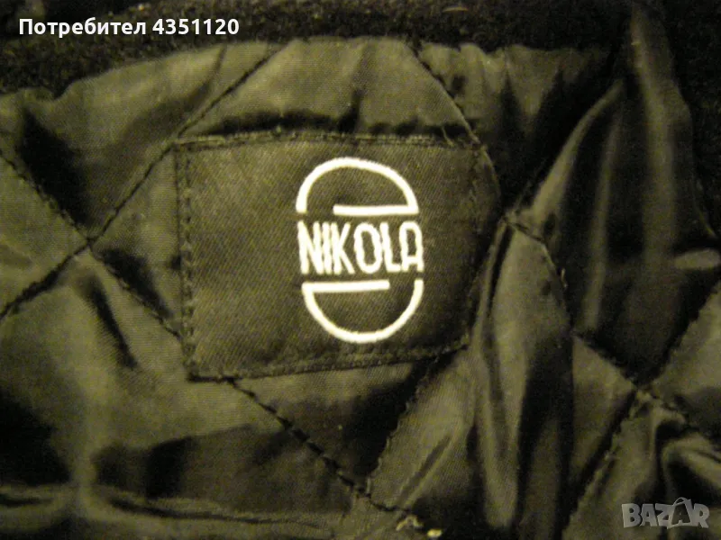 Зимно мъжко вълнено палто, снимка 1