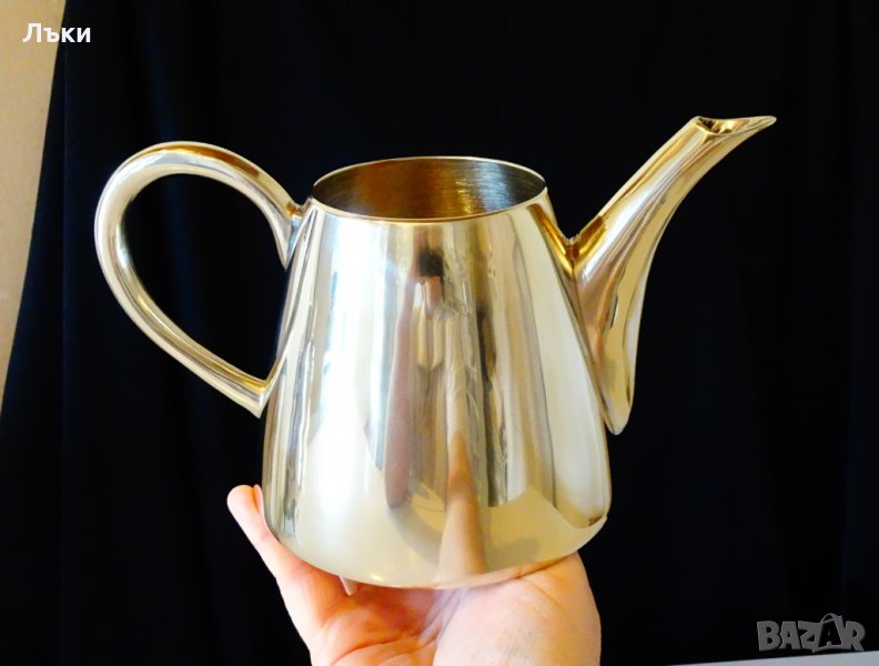 Масивна бронзова кана,чайник. , снимка 1