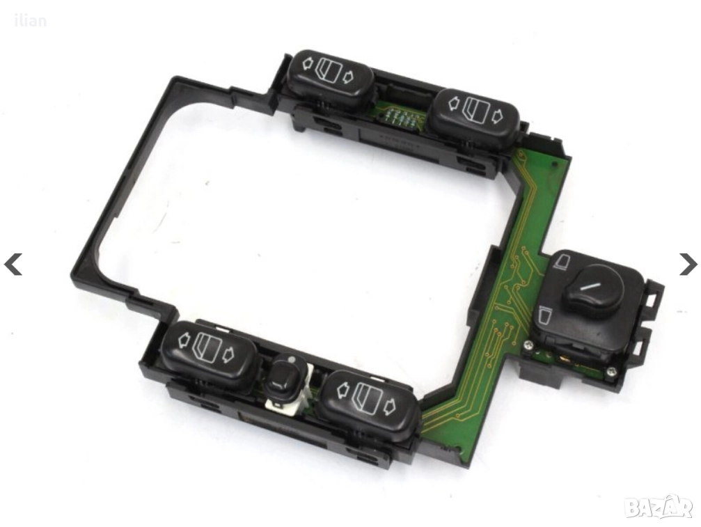 Панел с бутони ел стъкла Mercedes W210 A2108200110 03750000, снимка 1