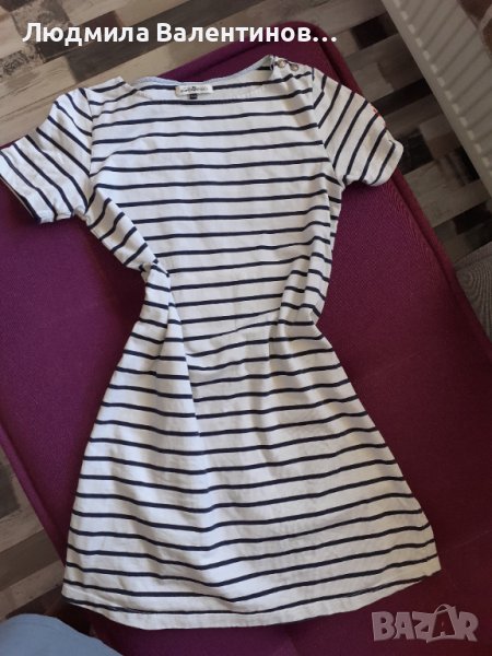 Рокля в морски мотиви, снимка 1