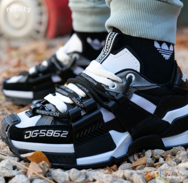 Мъжки Сникърси-Dolce&Gabbana- Бяло и Черно, снимка 1