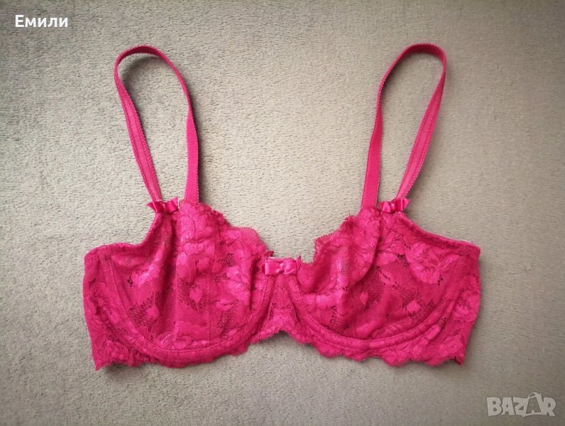 70 C розов дантелен сутиен марка CHANGE, снимка 1