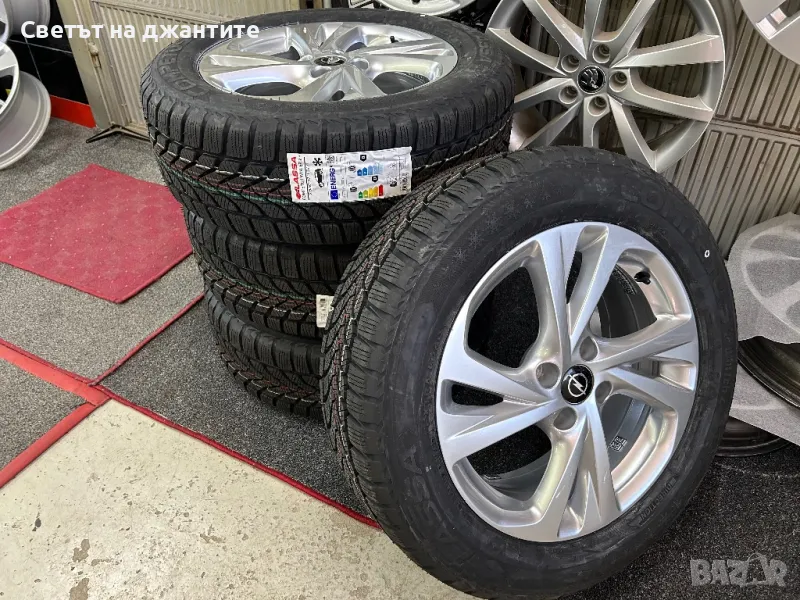 Джанти 17 Цола 4х108 с Зимни Гуми 215/60/17 за Opel Mokka Опел Мока Peugeot 3008 Пежо 3008 Нови, снимка 1